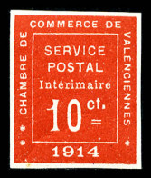** N°1a, (cote Maury) 10c Vermillon NON DENTELE, R.R.R, SUPERBE (signé Brun/certificat)  Qualité: **  Cote: 2650 Euros - War Stamps