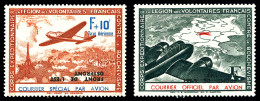 * N°4/5, Les 2 Valeurs Surcharges Renversées, TB  Qualité: *  Cote: 400 Euros - War Stamps