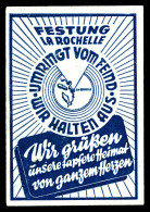(*) LA ROCHELLE Poche De La Rochelle, Vignette émise Pour Le Courrier Des Soldats Allemands, SUP. R. (certificat)  Quali - Befreiung