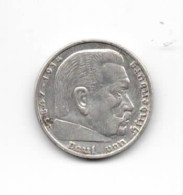 Germany . 5 Reichsmark  .1937. A . - Andere - Europa