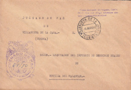 JUZGADO DE PAZ VILLANUEVA DE LA JARA CUENCA 1980 - Postage Free