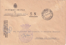 JUZGADO DE PAZ ALMODOVAR DE MONTE REY CUENCA 1980 - Franquicia Postal