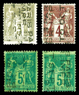 (*) N°13, 14a, 15 Et 15a, Tous états (certificat)  Qualité: (*)  Cote: 2850 Euros - 1893-1947