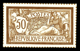 (*) N°120, 50c Merson, Tirage Sur Bristol Dentelure Figurée. TB  Qualité: (*)  Cote: 350 Euros - Unused Stamps