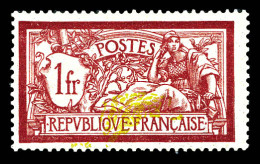 * N°121b, 1f Merson, Centre Très Déplacé. TB  Qualité: *  Cote: 250 Euros - Unused Stamps