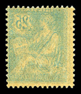 ** N°127a, 25c Mouchon, Impression Recto-verso. SUP (certificat)  Qualité: **  Cote: 650 Euros - Unused Stamps