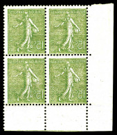 ** N°130h, Semeuse 15c, Impression Recto-verso En Bd4 Cdf, TB  Qualité: **  Cote: 216 Euros - Unused Stamps