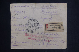 RUSSIE - Enveloppe En Recommandé De Kieff Pour Paris En 1923,affranchissement Au Verso - L 149792 - Briefe U. Dokumente