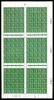 ** N°130, 15c Semeuse En Feuille Complète De 150 Exemplaires Millésime '3' (1923), SUP. R.  Qualité: **  Cote: 1500 Euro - Full Sheets