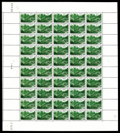 ** N°358, 90c Col De L'Iseran En Feuille Complète De 50 Exemplaires. TB  Qualité: **  Cote: 200 Euros - Feuilles Complètes