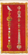 46 Queens Sceptre & Ivory Rod  - Coronation 1937- Kensitas Cigarette Card - 3x6cm, Royalty - Churchman