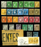 N Et O 1849-1876: Lot De 67 Exemplaires Neufs Et Oblitérés Composé De Variétés, Oblitérations, Nuances, De Bonnes Valeur - Collections