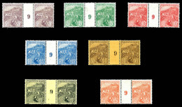 * N°27/33, Série Orphelins De 1919 En 7 Paires Millésimées '9'. TTB. R. (certificat)  Qualité: *  Cote: 8420 Euros - Unused Stamps