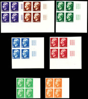 ** N°344/50, Série Prince Rainier III Non Dentelée, Bloc De Quatre Bdf. TTB  Qualité: **  Cote: 340 Euros - Unused Stamps