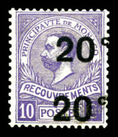 * N°11a, 20c Sur 10c Violet: Double Surcharge. TTB. R. (signé/certificat)  Qualité: *  Cote: 1450 Euros - Postage Due