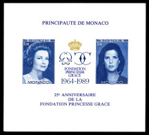 ** N°48a, Fondation Princesse Grace Non Dentelé, TTB  Qualité: **  Cote: 465 Euros - Bloques