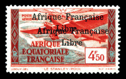 * N°17a, 4f 50 Rouge Brique Et Bl-gris: Surcharge Double. TTB  Qualité: *  Cote: 350 Euros - Nuevos