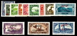 * N°22/34, Série Complète Avec Surcharges Renversées Dont N°33 Et 34 **. TTB (certificat)  Qualité: * - Unused Stamps