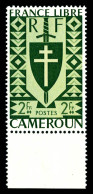 ** N°257a, 2F Erreur De Couleur: Vert-foncé, Bdf. SUP (certificat)  Qualité: **  Cote: 375 Euros - Unused Stamps