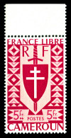 ** N°260a, 5F Erreur De Couleur: Carmin, Bdf. SUP (certificat)  Qualité: **  Cote: 375 Euros - Unused Stamps