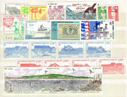 SPM - Annee Complete 1991 - YV 534 à 554 N** MNH Luxe , Cote 32,55 Euros - Années Complètes