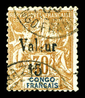 O N°26, 15c Sur 30c. SUPERBE. R.R. (signé/certificat)  Qualité: Oblitéré  Cote: 4000 Euros - Used Stamps