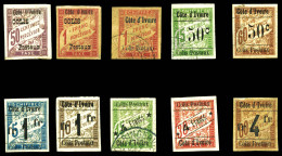 * N°1/11, N°1, 2, 4 Obl, 5 Obl, 6, 7, 8, 9 Obl, 10 Et 11, Les 10 Valeurs TB (certificat)  Qualité: *  Cote: 878 Euros - Unused Stamps