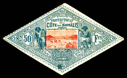 (*) N°21, 50f Bleu Et Rose, Pelurage. B  Qualité: (*)  Cote: 950 Euros - Unused Stamps