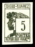 ** N°7, 5c Gris-noir, Très Fraîs. SUP. R. (signé Calves/certificat)  Qualité: **  Cote: 2400 Euros - Unused Stamps