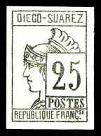 ** N°9, 25c Gris-noir, Fraîcheur Postale. SUP (certificat)  Qualité: **  Cote: 640 Euros - Unused Stamps