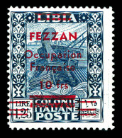 * N°8, 10f Sur 1 L.25 Bleu-noir Et Outremer. SUPERBE. R.R. (signé Brun/certificat)  Qualité: *  Cote: 2000 Euros - Unused Stamps