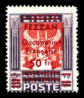 ** N°10, 50f Sur 75c Violet Et Rouge, Tirage 79 Exemplaires. SUPERBE. R.R. (signé Calves/Certificats)  Qualité: **  Cote - Unused Stamps