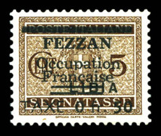 * N°1, 0.50 Sur 5c Brun, Quasi **. SUP. R. (signé Brun/Bollafi/Diena/certificat)  Qualité: *  Cote: 2500 Euros - Unused Stamps