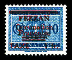 * N°2a, 1f Sur 10c Bleu: Double Surcharge Noire Et Rouge. SUP (signé Diena/certificat)  Qualité: *  Cote: 5000 Euros - Unused Stamps