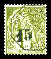 O N°7, 15 Sur 1F Olive, SUP (signé Calves/certificat)  Qualité: Oblitéré  Cote: 1400 Euros - Used Stamps