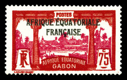 * N°110b, 75c Rouge Et Rose-lilas: Sans Surcharge '90'. TTB (signé Brun)  Qualité: *  Cote: 360 Euros - Unused Stamps