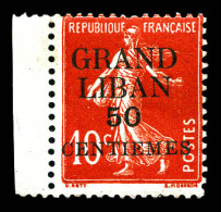 * N°3A, 50c Sur 10c Rouge, Bdf. TB (certificat)  Qualité: *  Cote: 450 Euros - Unused Stamps