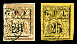 O N°1/2, Les 2 Valeurs TTB  Qualité: Oblitéré  Cote: 150 Euros - Used Stamps