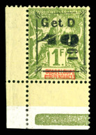 * N°54f, 40c Sur 1f Olive Cdf (type Z +n): Gros '4', Case 46, Compo III Sur Compo A Ou B, Superbe. - R (certificat)  Qua - Unused Stamps