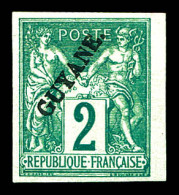 (*) N°11, 2c Vert Surchargé, Très Belles Marges. SUP. R. (signé/certificat)  Qualité: (*)  Cote: 1100 Euros - Unused Stamps