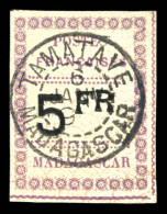 O N°13, 5f Violet Et Noir Sur Gris. TTB (signé Brun/Bernichon/certificat)  Qualité: Oblitéré  Cote: 1650 Euros - Oblitérés