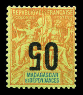 * N°112a, 05 Sur 20c: Surchage Renversée. TTB (signé Brun/certificat)  Qualité: *  Cote: 300 Euros - Unused Stamps