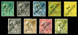 O N°24/34, Série Complète (sf N°31/32), Les 9 Valeurs SUP (signés Brun)  Qualité: Oblitéré  Cote: 1060 Euros - Used Stamps