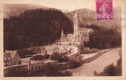 FRANCE - Lourdes - Vue Générale De La Basilique - Carte Postale Ancienne - Lourdes