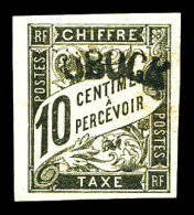 * Taxe N°2, 10c Noir, Frais. TTB (signé Calves/Brun/certificat)  Qualité: *  Cote: 350 Euros - Unused Stamps