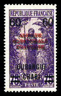 * N°57b, 60 Sur 75c Violet Et Rose: Double Surcharge, Noire Et Rouge. TTB  Qualité: *  Cote: 300 Euros - Unused Stamps