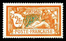 * N°59a, 2f Orange: Sans Surcharge. SUP. R. (signé/certificat)  Qualité: *  Cote: 1000 Euros - Unused Stamps