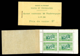 ** Carnet N°73-C1, 10c Marché Indigène, Carnet De 20 Timbres. TTB  Qualité: **  Cote: 200 Euros - Unused Stamps