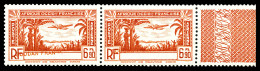 ** N°5c, 6f 90 Orange: Légende Très Déplacée En Paire Bdf. SUP (certificat)  Qualité: **  Cote: 600 Euros - Unused Stamps