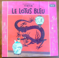 Tintin:  Le Lotus Bleu LP 33 Decca100040 - Kinderen
